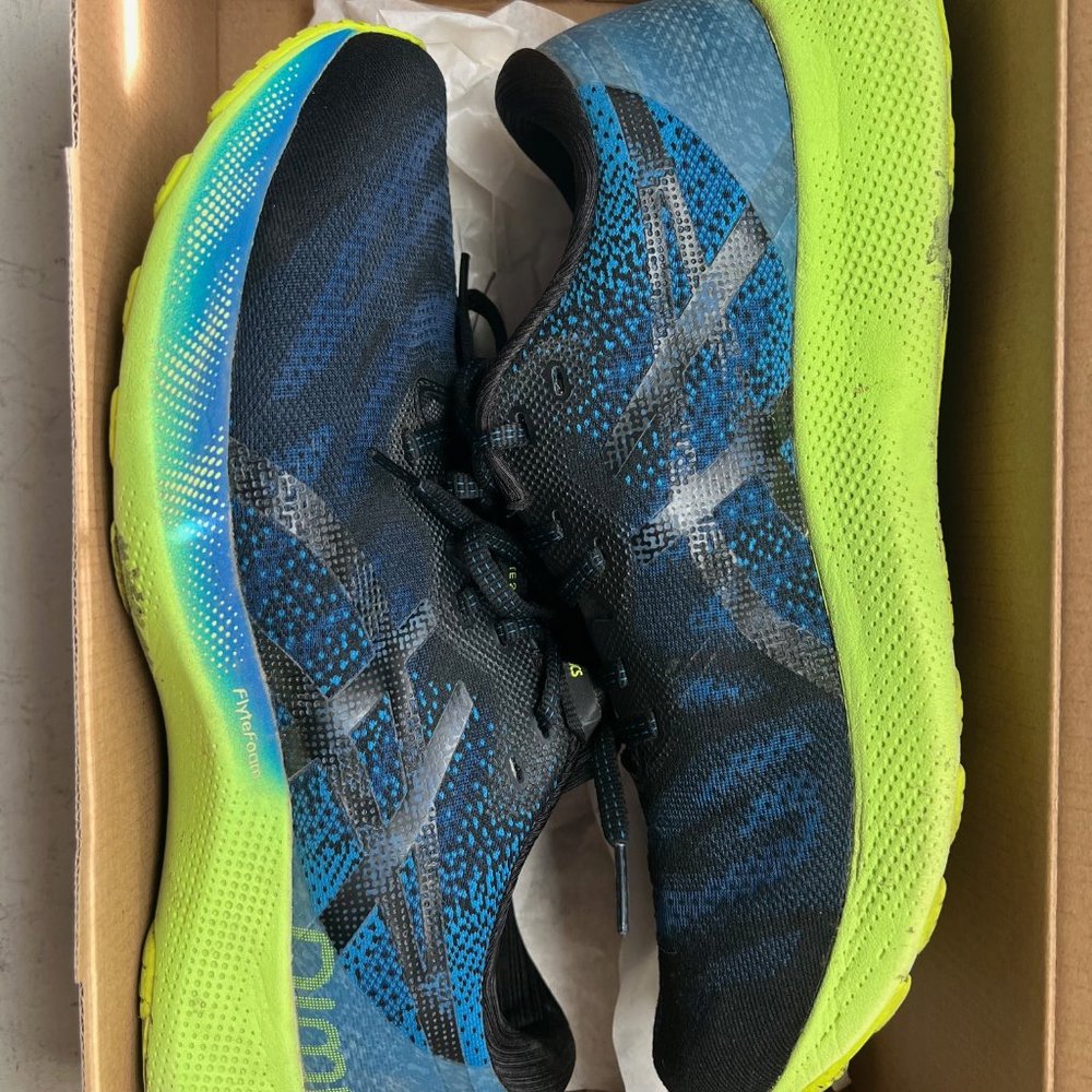 Asics Gel Nimbus Lite 2 men's 10.5 running shoe in reborn blue and black